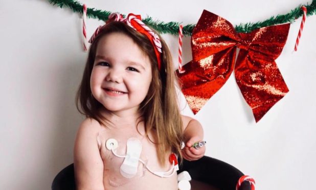 Adeline Davidson was due to undergo a life-saving transplant in January.