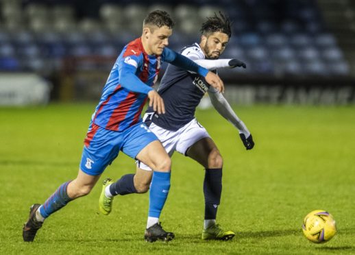 Caley Thistle's game against Dundee has been called off.