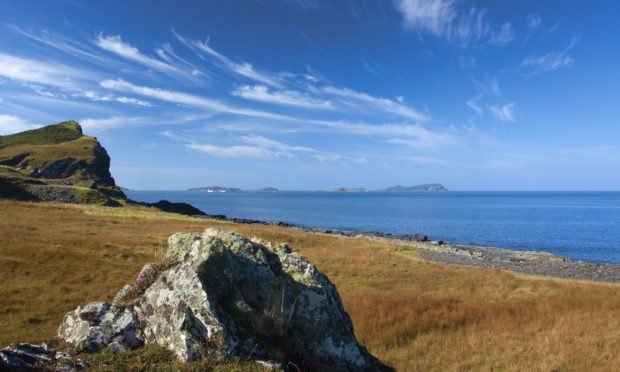 The Garvellachs Islands in the Firth of Lorne from the Isle of Luing. Photo by Keith Fergus