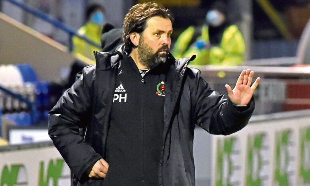 Cove Rangers manager Paul Hartley.