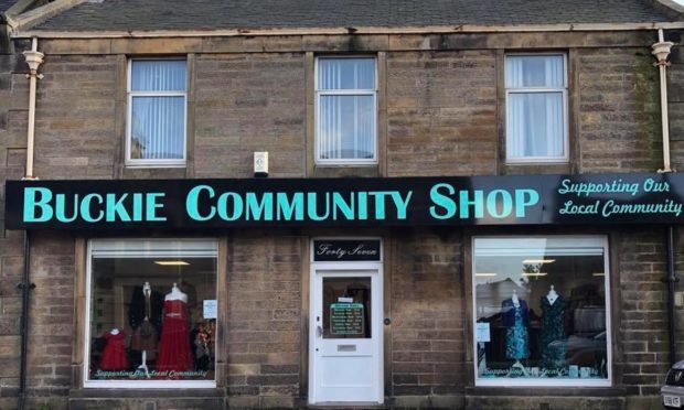 Buckie Community Shop has hailed The Pub In The Square for spearheading fundraising efforts to cover the cost of CCTV after thieves raided the shop's outdoor storage.