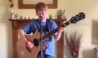 Young singer Stuart Veitch took part in an online talent show earlier this year.