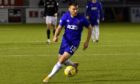 Rory McAllister in action for Cove Rangers.