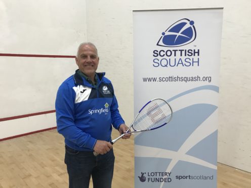 Forres Squash Club stalwart David Taylor