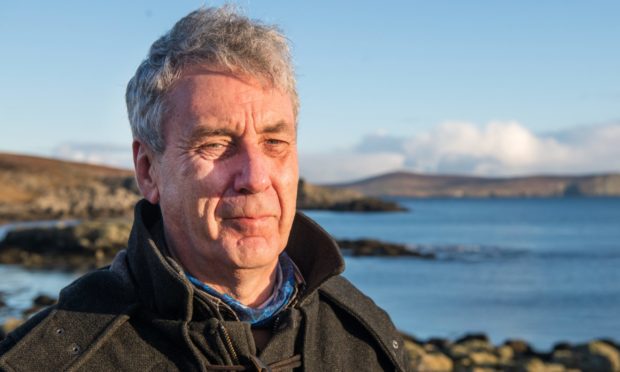 Author and poet Donald S Murray is fluent in Gaelic and English.