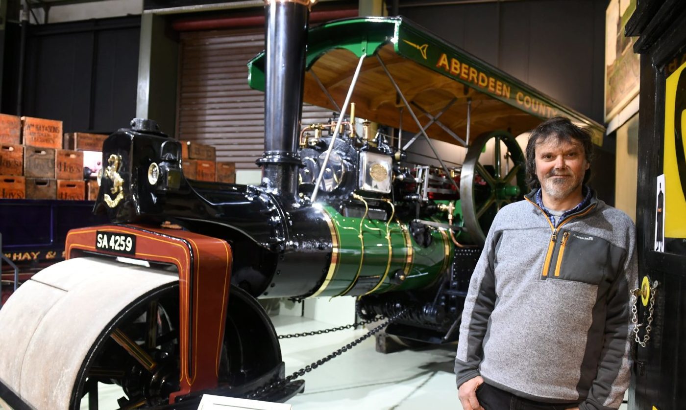 Grampian Transport Museum custodian Mike Ward, who has spoken of the importance of tourist reviews