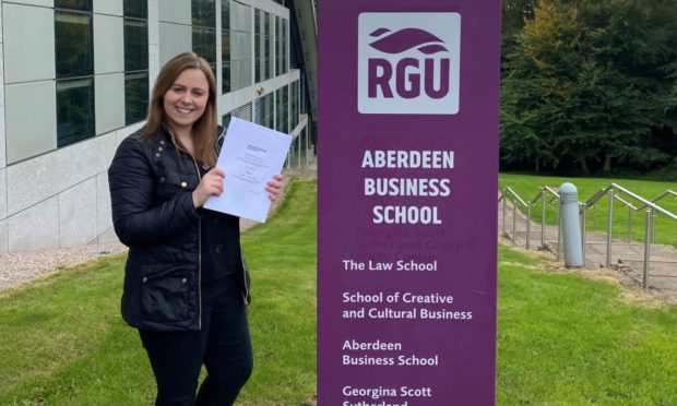 Emily Smith. RGU's Aberdeen Business School.