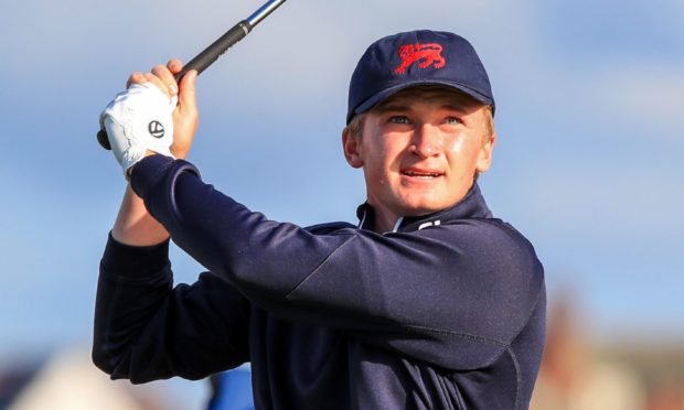 Nairn golfer Sandy Scott at the 2019 Walker Cup.