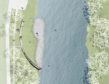 Detailed designs for the controversial Gathering Place public art project have been approved Picture shows; Illustration of The Gathering Place by the River Ness, from above