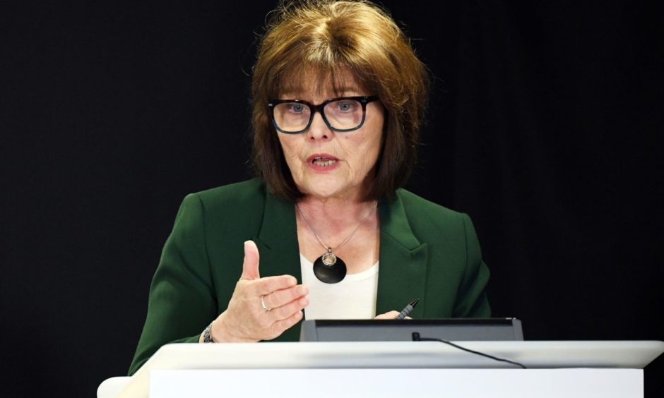 Scotland's Health Secretary Jeane Freeman holds a briefing on the novel coronavirus COVID-19 outbreak in Edinburgh. PA Photo. Picture date: Thursday March 26, 2020. See PA story HEALTH Coronavirus. Photo credit should read: Andy Buchanan/PA Wire