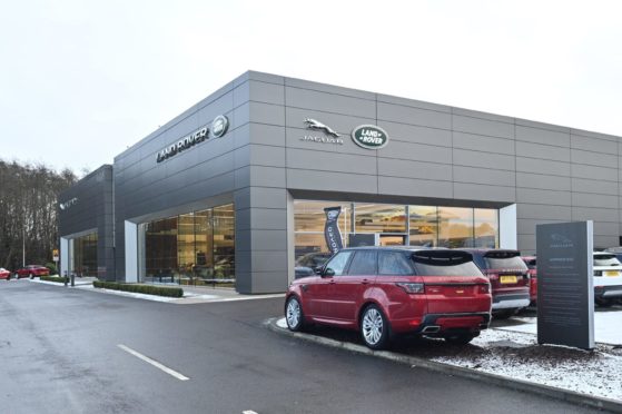 The Park's of Hamilton Jaguar Garage in Inverness.
Picture by Jason Hedges