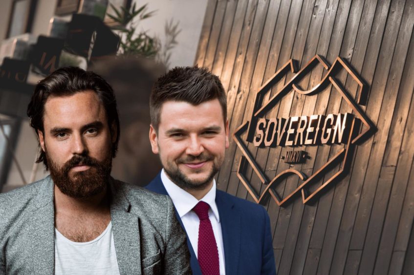 Sovereign Grooming founder Kyle Ross (L) and Ryan Crighton.