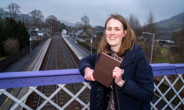 Dundee graduate Julie Cumming who has created a book about Blair Atholl's history during lockdown.