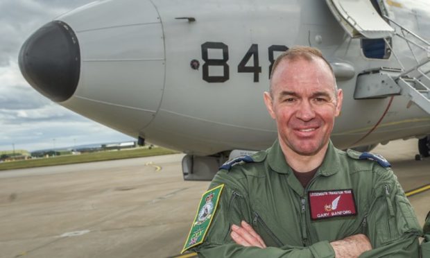 Gary Banford at RAF Lossiemouth.