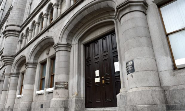 Aberdeen Sheriff Court, where Adam Oakes was jailed for more than four years after carrying out a brutal machete attack. Picture by Darrell Benns.