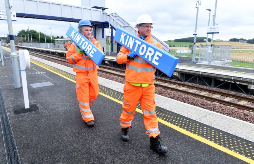 Kintore Railway station opens for the first time in 56 years.