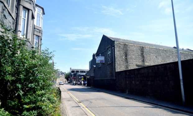 The former Scottaspress building at 15 Maberly Street, Aberdeen.