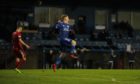 Peterhead's Lyall Cameron celebrating after scoring against East Fife.