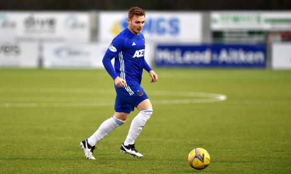 Cove Rangers midfielder Fraser Fyvie