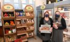 Michelle Clark with daughter Isla Clark at Kemnay Farm Shop, Kemnay. They have been given planning permission for a new coffee shop / bistro to be built. 
Pictured by Darrell Benns
Pictured on 23/12/2020