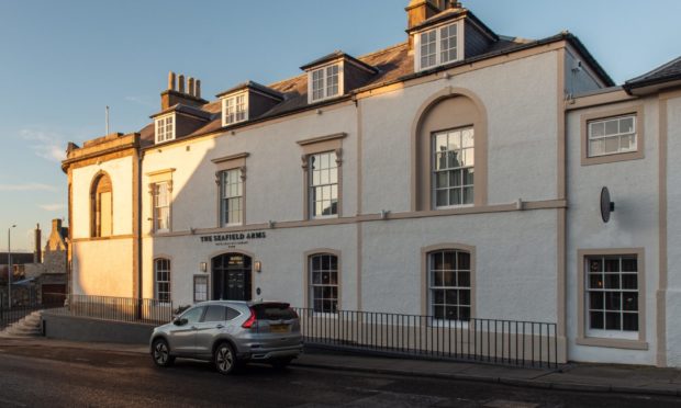 The Seafield Arms Hotel in Cullen.