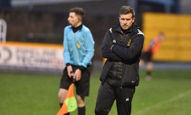 Huntly manager Allan Hale.