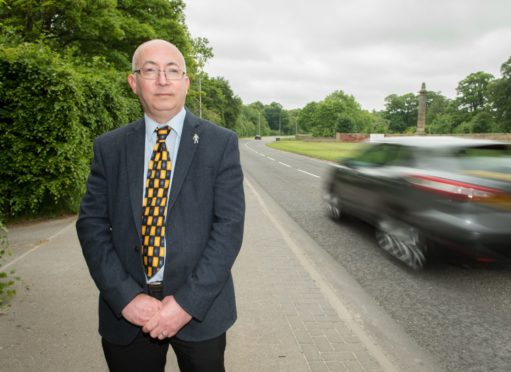 Councillor Marc Macrae has welcomed a report on the state of Moray roads. Image: Jason Hedges/DC Thomson.