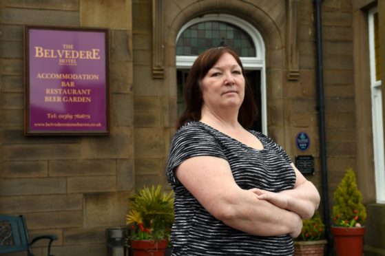 Sheila Howarth of the Belvedere Hotel in Stonehaven.