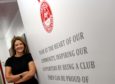 Aberdeen FC Community Trust chief executive Liz Bowie pictured at Pittodrie Stadium, Aberdeen.      
Picture by Kami Thomson