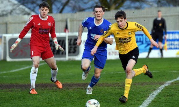 Kenny McKenzie in action for Nairn County in 2018.