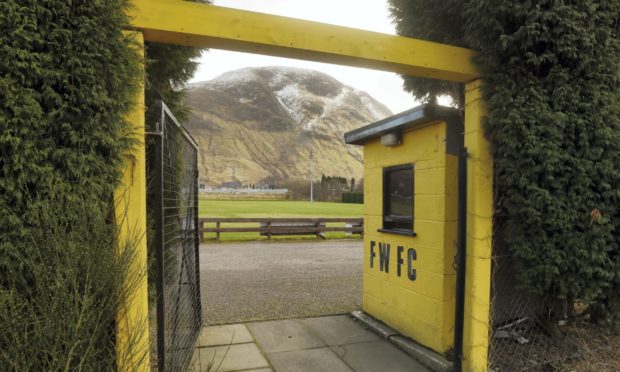 Claggan Park, home of Fort William.