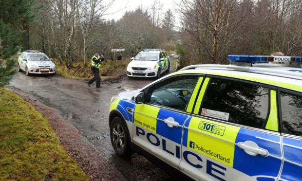 police at Culnakirk near Drumnadrochit