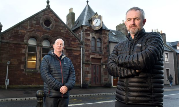 Peter Allan (left) and Ian Sutherland of Go Golspie.