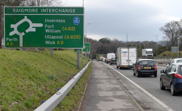 New speed limit at Raigmore Interchange