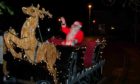 Alford and District Rotary Club's annual Santa sleigh fundraiser will have special Covid-19 measures in place for Christmas 2020. Pictured: the club's annual Santa sleigh fundraiser in 2019 .