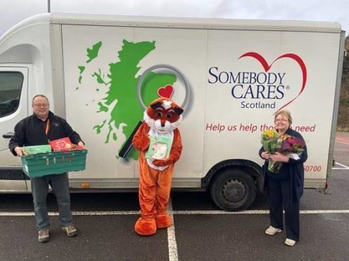 Picture shows; Somebody Cares staff. Aberdeen. Supplied by Somebody Cares Date; Unknown