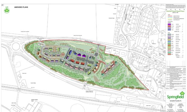 Plans for 77 homes approved by Moray councillors.