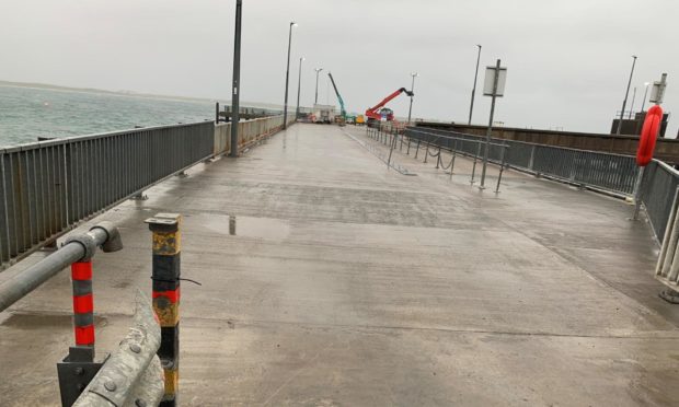 Completed planned works at Tiree Ferry Terminal.
