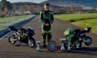 Scottish mini-moto champion Darren Cox