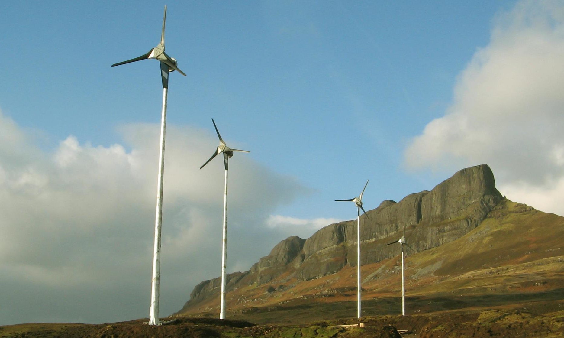 Eigg is renowned for its green energy innovations.