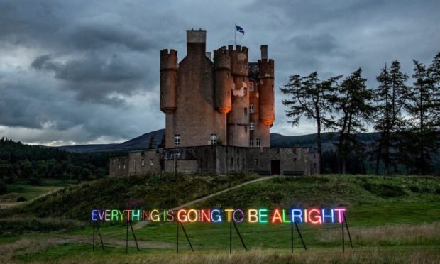 Everything Is Going To Be Alright by Turner Prize winner Martin Creed.