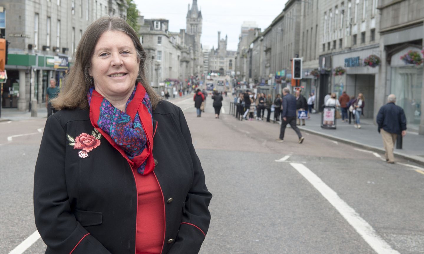 Nestrans chairwoman Sandra Macdonald has welcomed the rise in Aberdeen train passenger numbers.