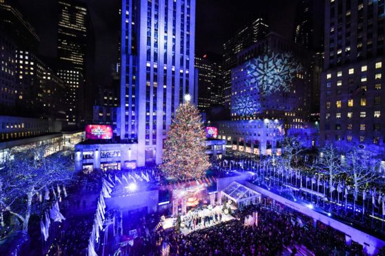 Mandatory Credit: Photo by Andrew H. Walker/Shutterstock (10491696y)
Atmosphere
87th Annual Rockefeller Center Christmas Tree Lighting Ceremony, New York, USA - 04 Dec 2019