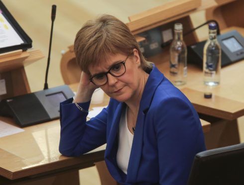 Nicola Sturgeon, MSP First Minister of Scotland Photo by FRASER BREMNER/Daily Mail/POOL/EPA-EFE/Shutterstock