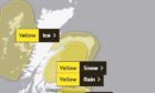 Snow warning for the north-east