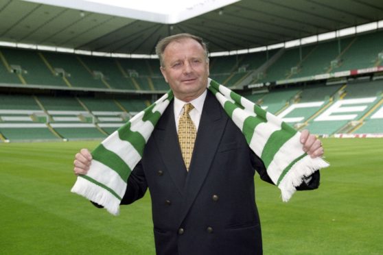 Jozef Venglos at Celtic Park in 1998.