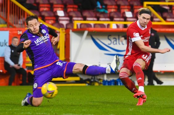 Aberdeen midfielder Ryan Hedges.