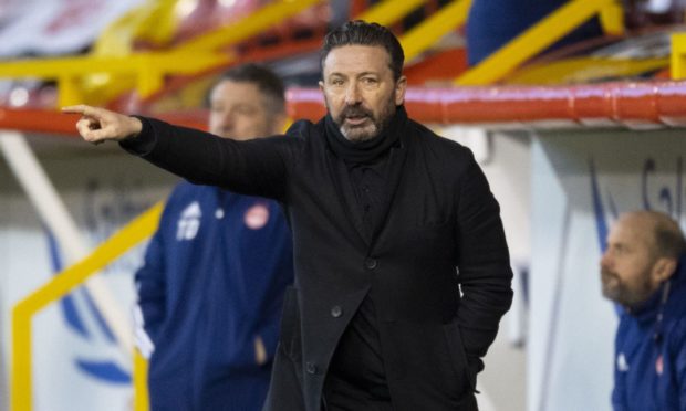 Aberdeen manager Derek McInnes saw his side beat Motherwell