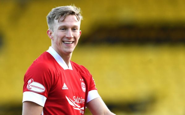 Aberdeen midfielder Ross McCrorie.