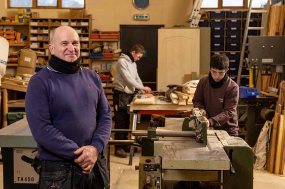 Jack Duncan – owner of John P Duncan joinery firm, Alford, Aberdeenshire.